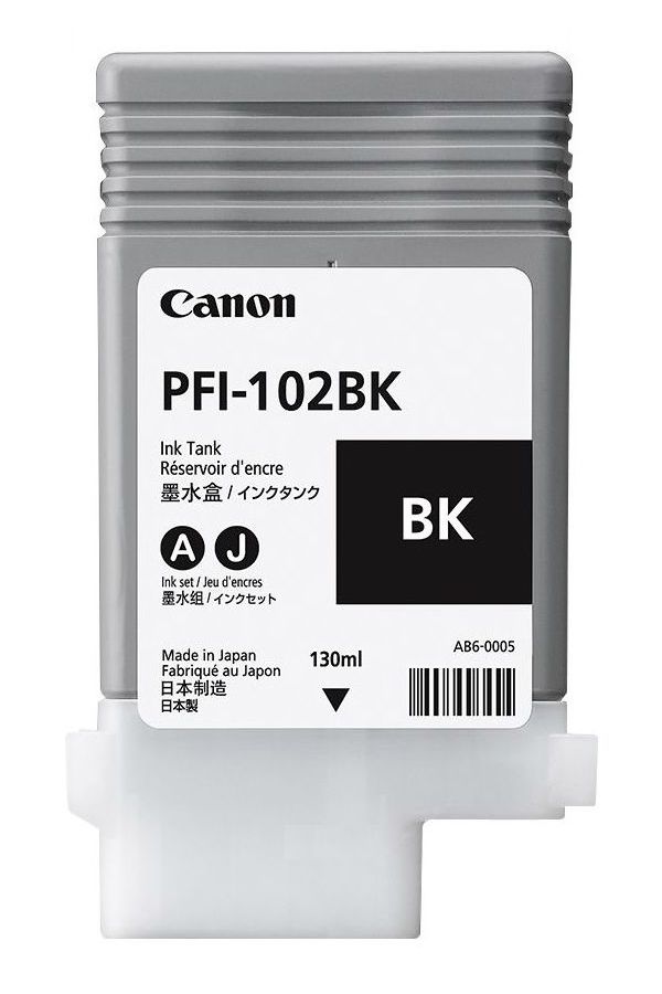 CANON PFI-102Bk Black Ink Cartridge