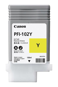CANON PFI-102Y Yellow Ink Cartridge
