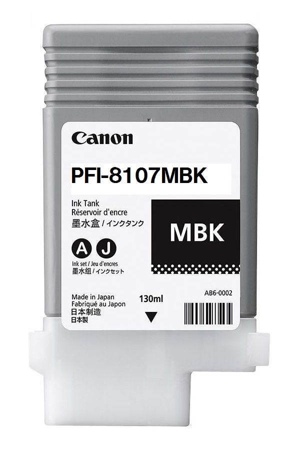 OEM Canon PFI-702MBK Ink Cartridge - Matte Black, 2219B001AA